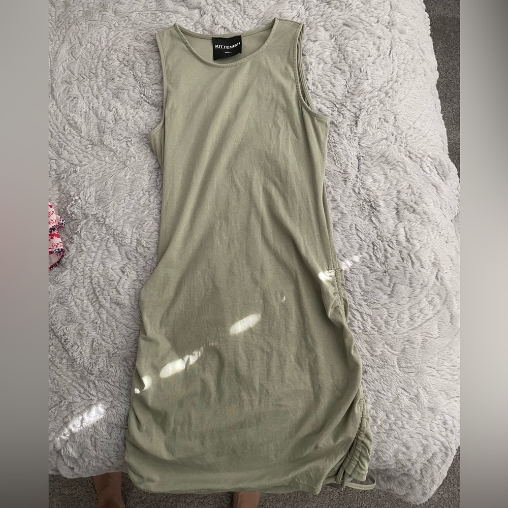 Kittenish cinch dress